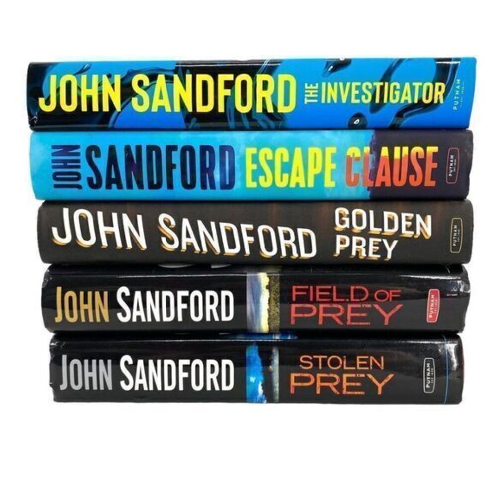John Sanford Crime Thriller Hardback Book Lot